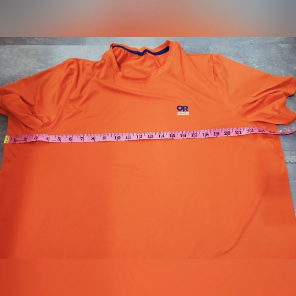 Outdoor Research Men's ActiveIce Spectrum Sun T-Shirt. Bright Orange. XL.SPF 50+ - Picture 7 of 9